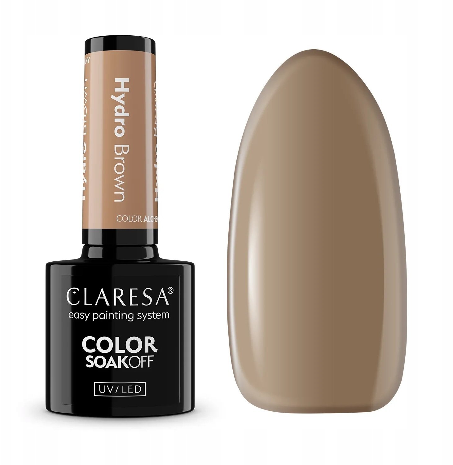 CLARESA Lakier hybrydowy Alchemy Hydro Brown 5g