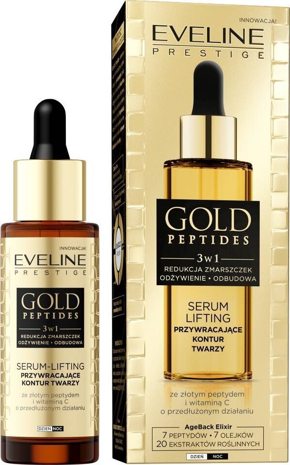 XXXX__Eveline Cosmetics (Eveline) Gold Peptides serum-lifting do twarzy 30ml