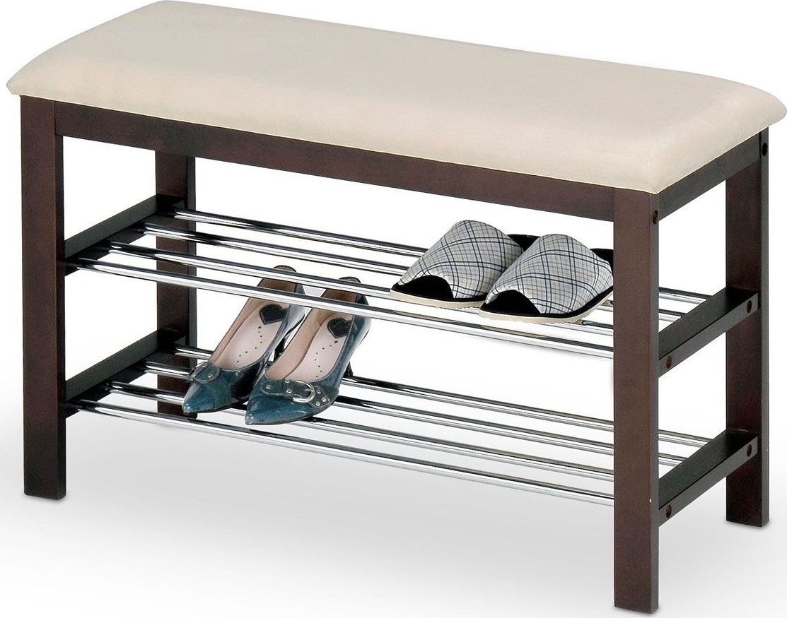 Profeos Drewniany stojak na obuwie Rexon - wenge