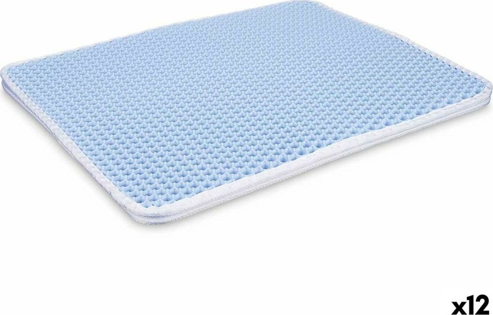 Mascow Mata do kociej kuwety Niebieski 60 x 45 x 1,5 cm (12 Sztuk)