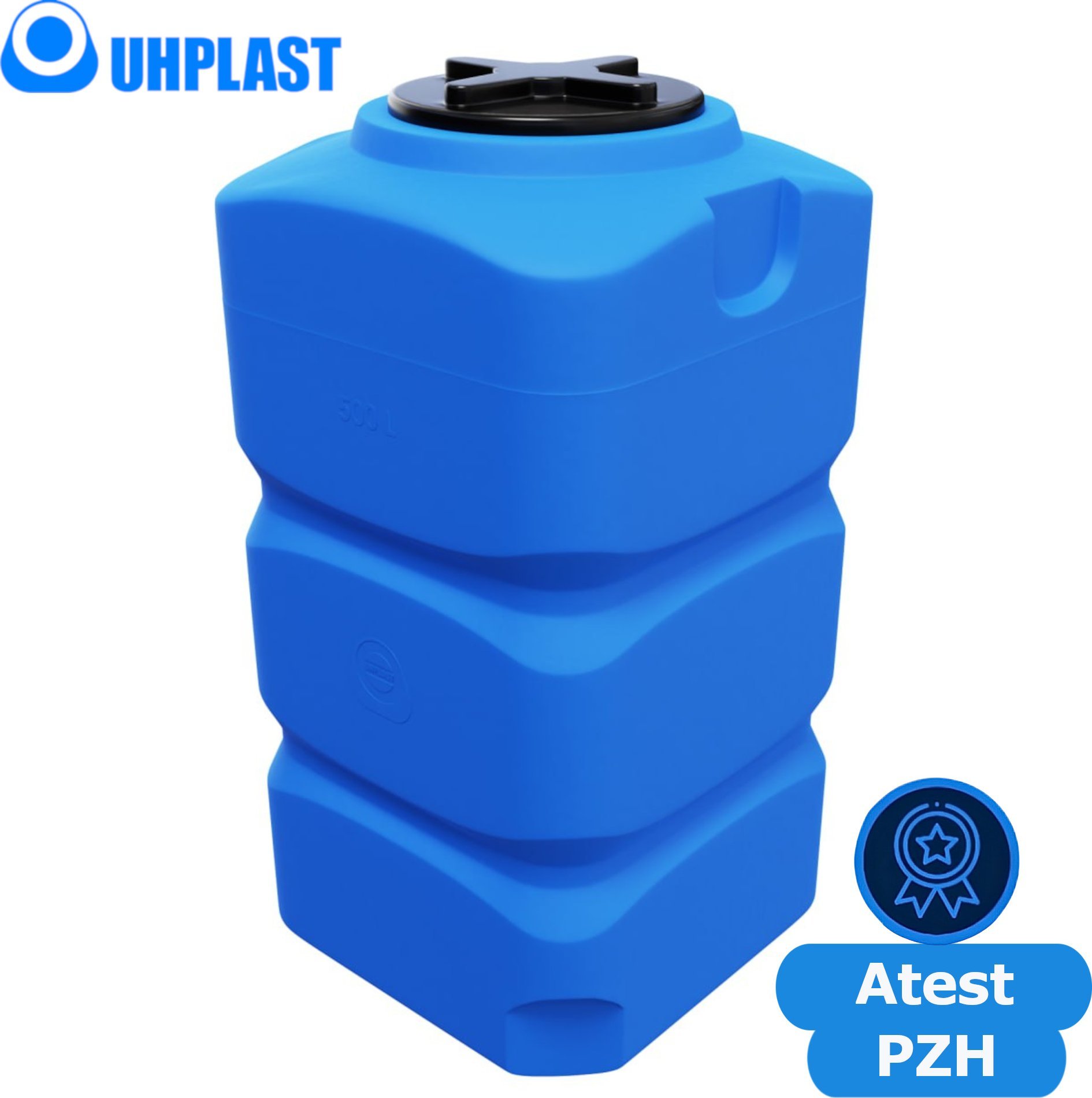 UHP Zbiornik na wodę 500l UHP KUBATON HIGH BK-500 Niebieski