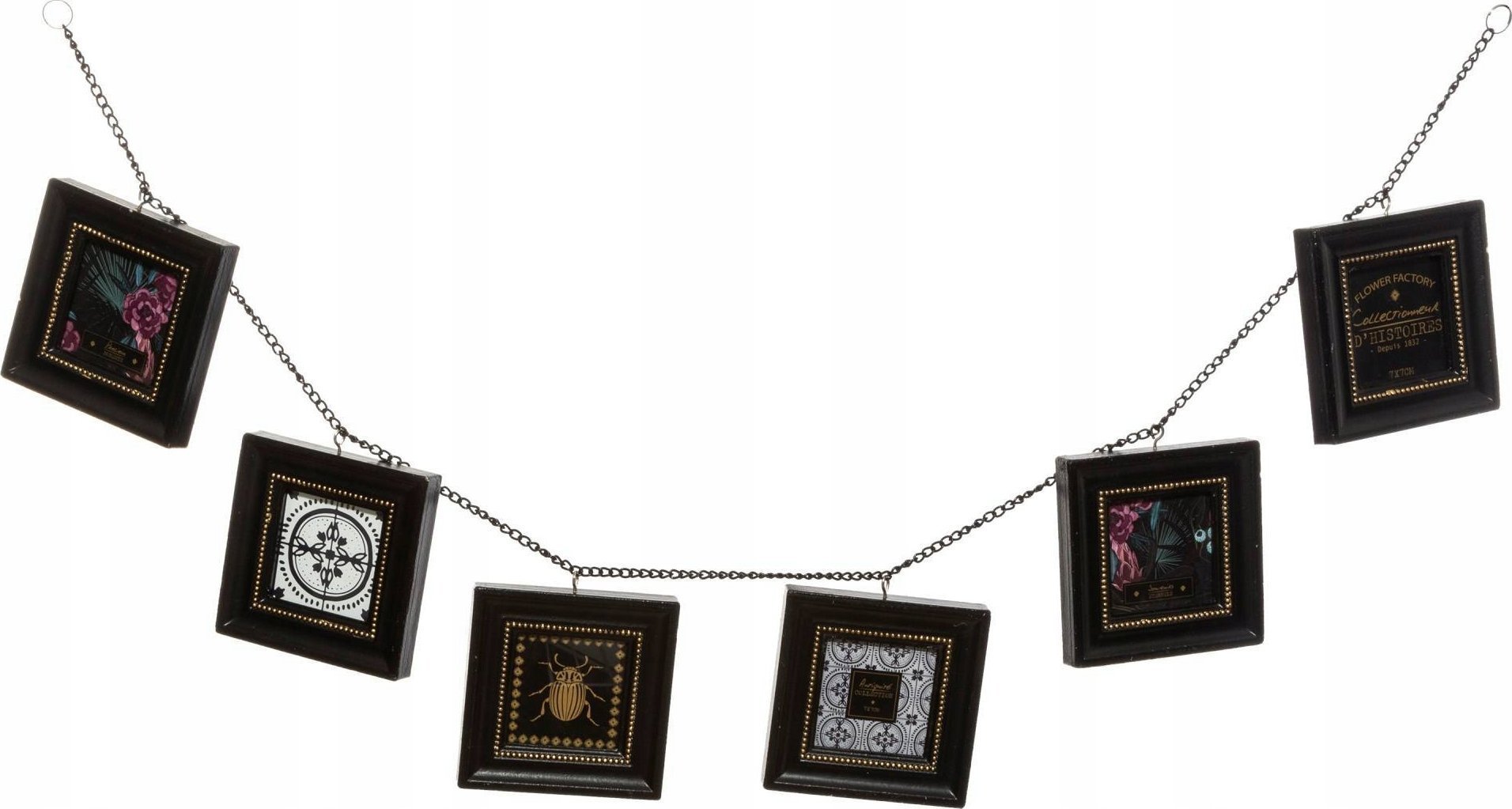 Ramka Atmosphera Ramki na zdjęcia FLOWER, 6 sztuk, czarne