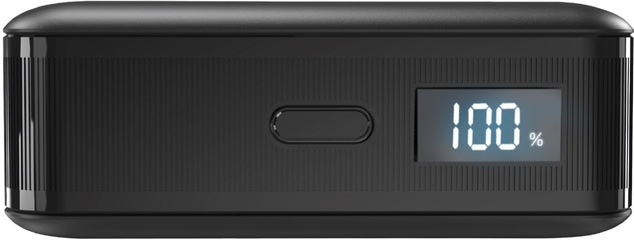 Powerbank SBS HD 30W 10000mAh USB-C z wyświetlaczem LCD - czarny