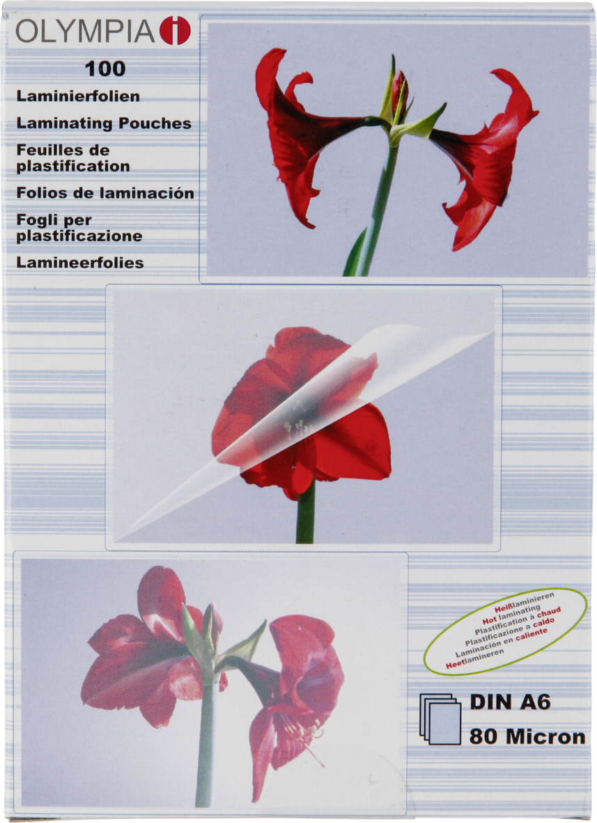 Olympia folia do laminacji A6 80 micronów (9168)