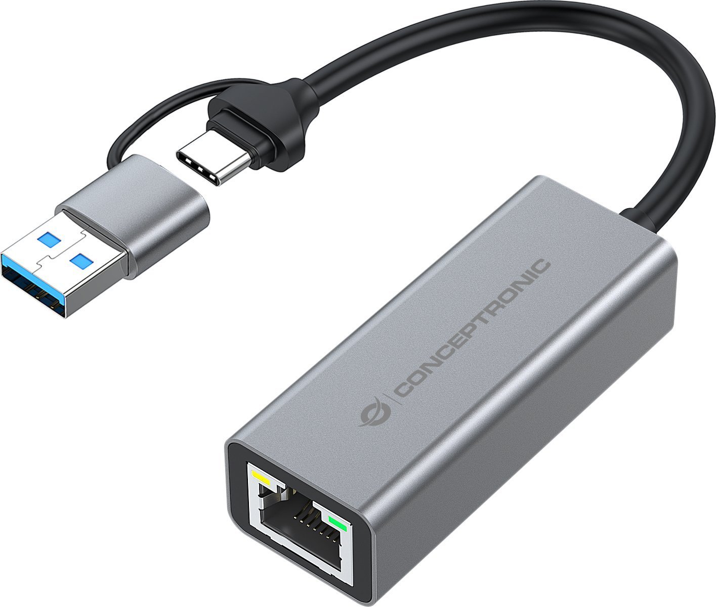 Adapter USB Conceptronic CONCEPTRONIC Adapter USB3.2 Gen 1 -> RJ45 10/10001000