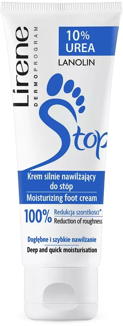 Lirene Stop Krem silnie nawilżający do stóp z mocznikiem 10% 75ml