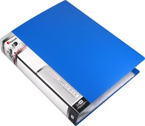 Titanum Teczka ofertowa PP A4 80 kieszeni niebieska (TO80BL)