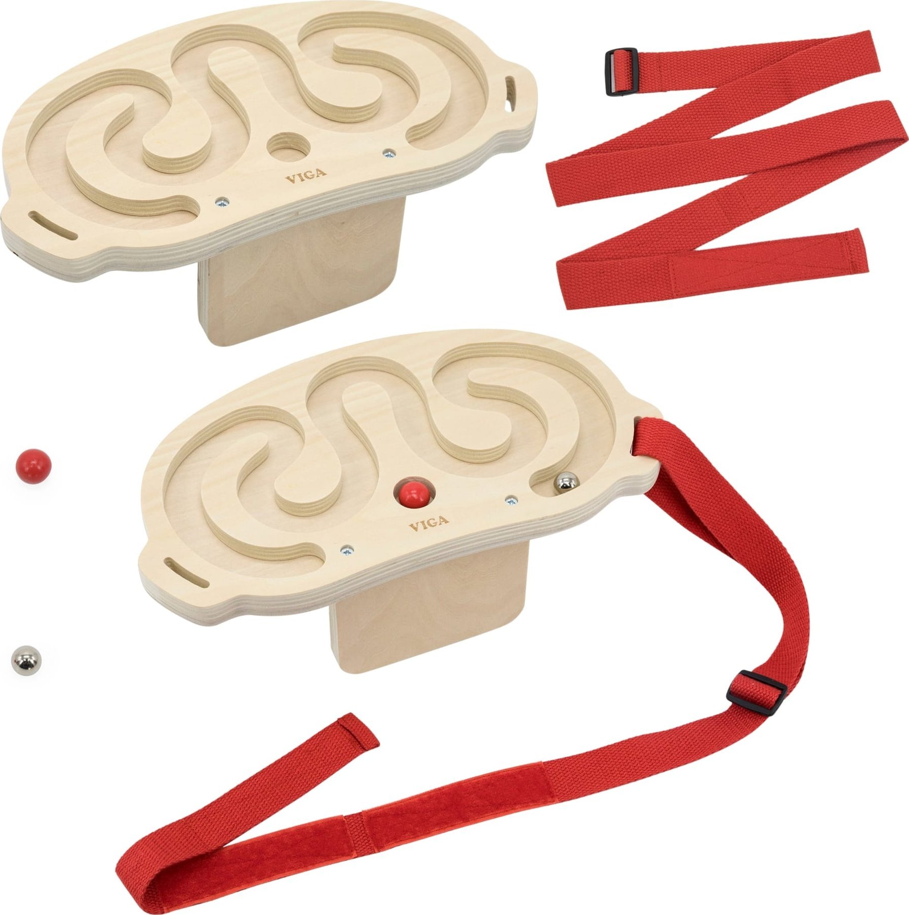 VIGA Zestaw Labiryntów Do Balansowania Ciałem