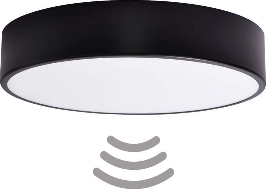 Temar Minimalistyczny plafon ogrodowy 137623600059 outdoor czarny