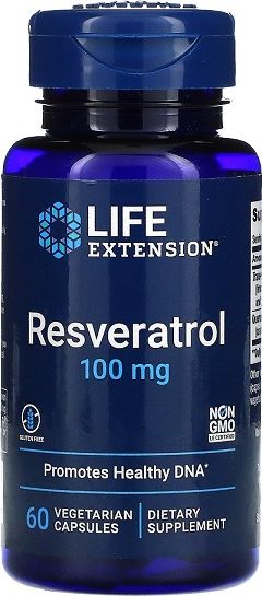 Life Extension Life Extension - Resveratrol, 100mg, 60 vkaps