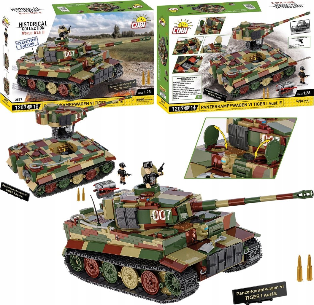 Cobi COBI 2587 Panzerkampfwagen VI Tiger I Ausf. E - Executive Edition