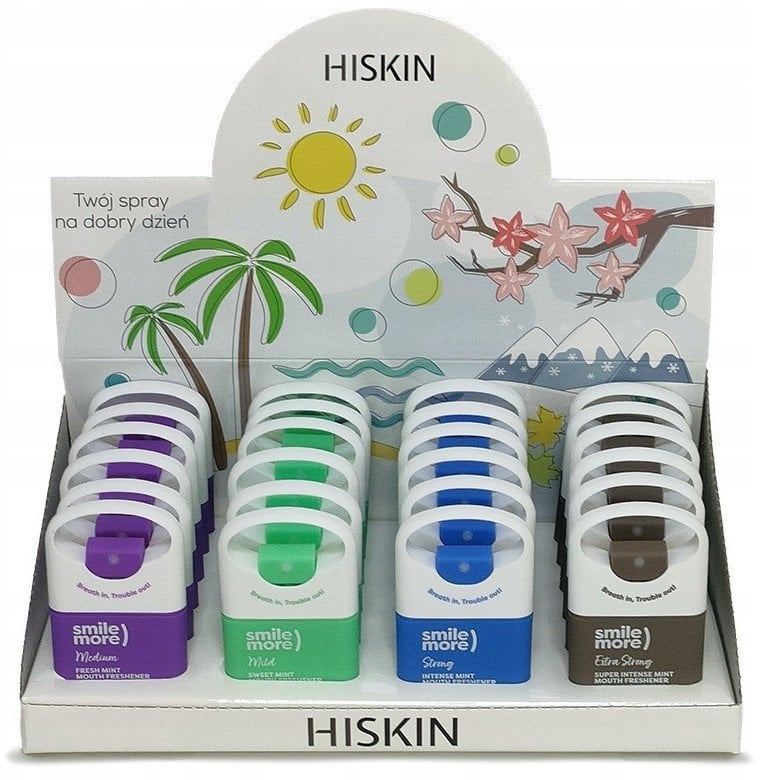HISKIN Zestaw odświeżacze do ust mix 24 szt