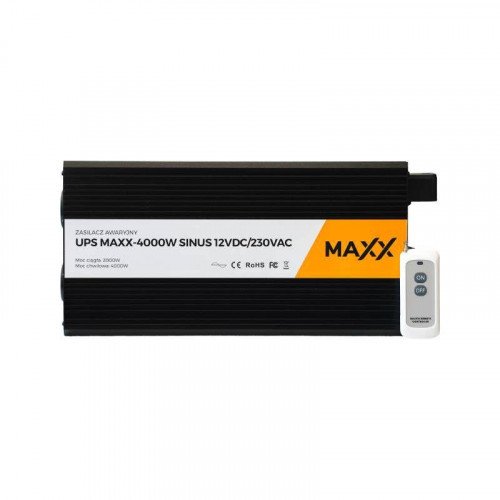 Przetwornica napięcia UPS Maxx Sinus 12V/230V 2000W