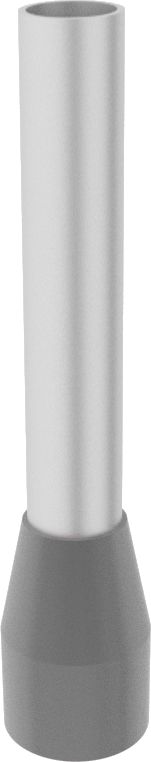 Elpromet 100szt. E 4/12mm Końcówka tulejkowa izolowana 4mm2 szara E4012 Elpromet 0248