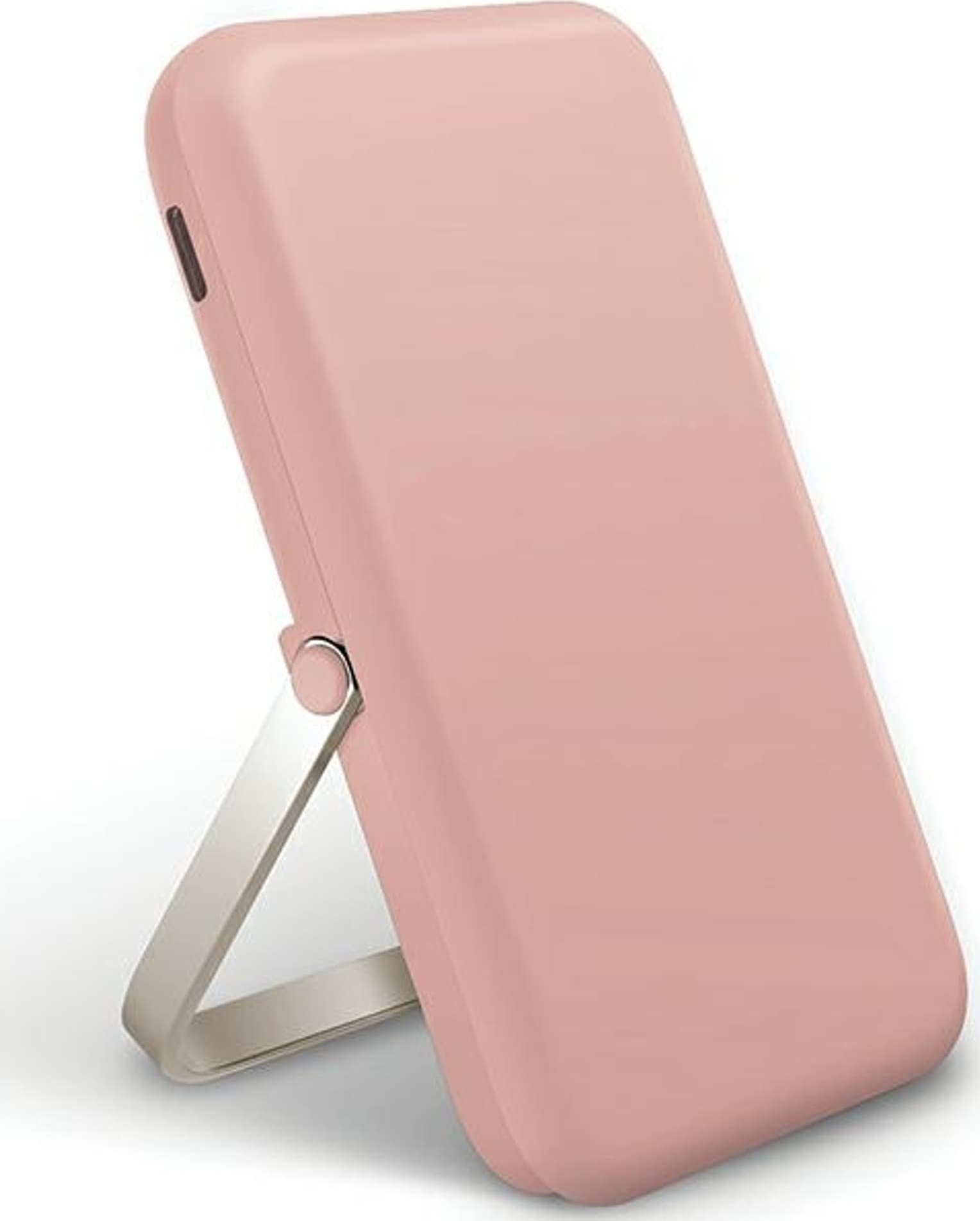 UNIQ Powerbank Hoveo 5000mAh USB-C 20WPD Fast charge Wireless Magnetic różowy/blush pink