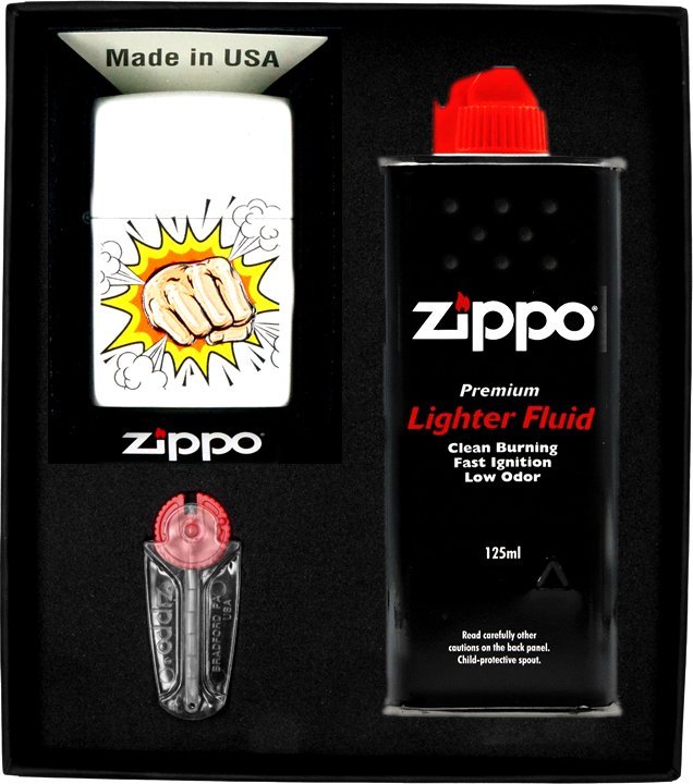Zestaw ZIPPO Zapalniczka POWER FIST Prezentowy No1