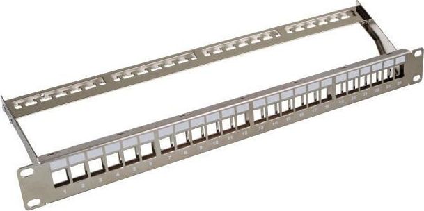 EFB Patch panel 1U 24x slot Keystone (37576.1)