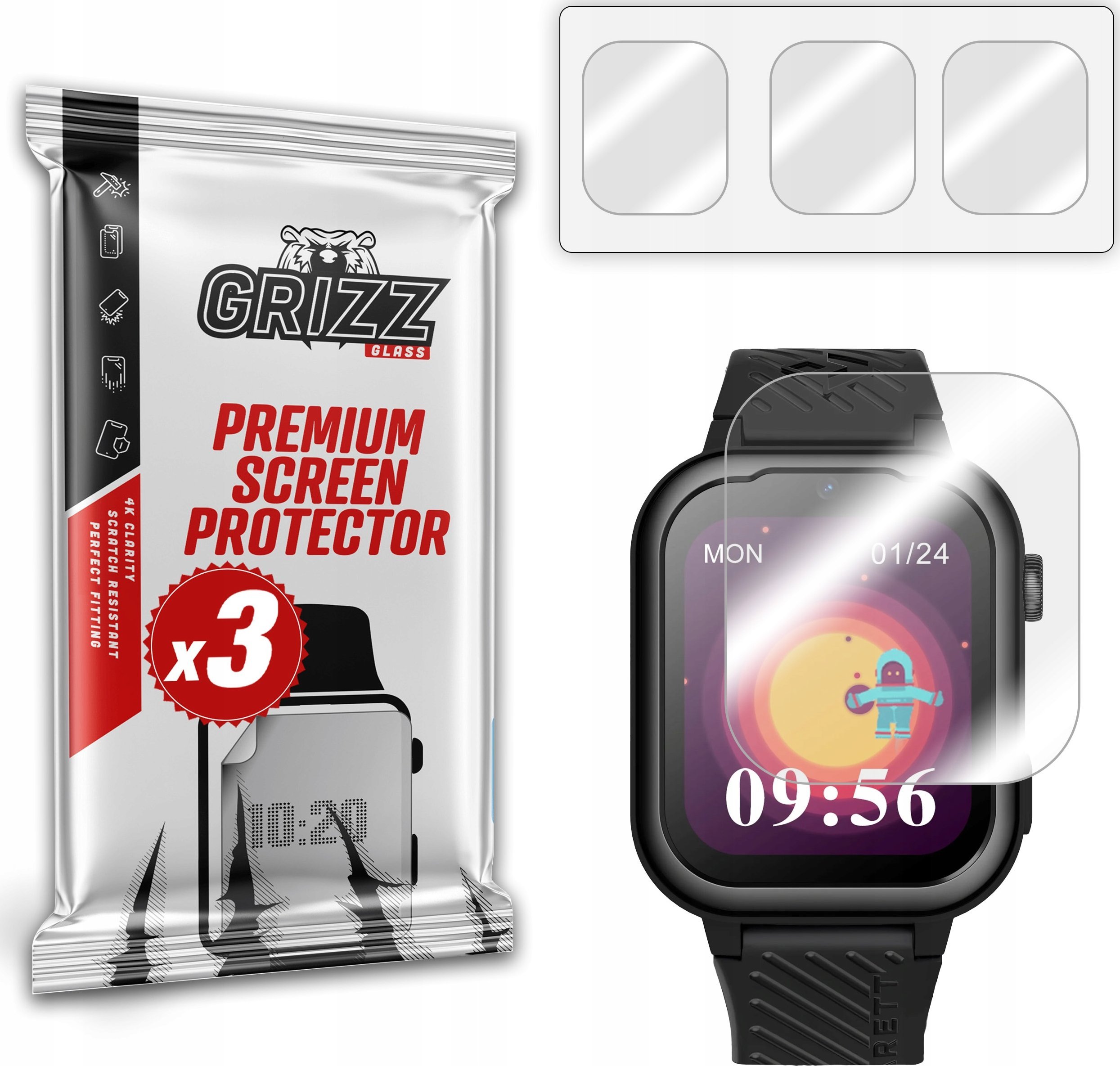 Folia hydrożelowa GrizzGlass Hydrofilm do Garett Kids Essa 4G