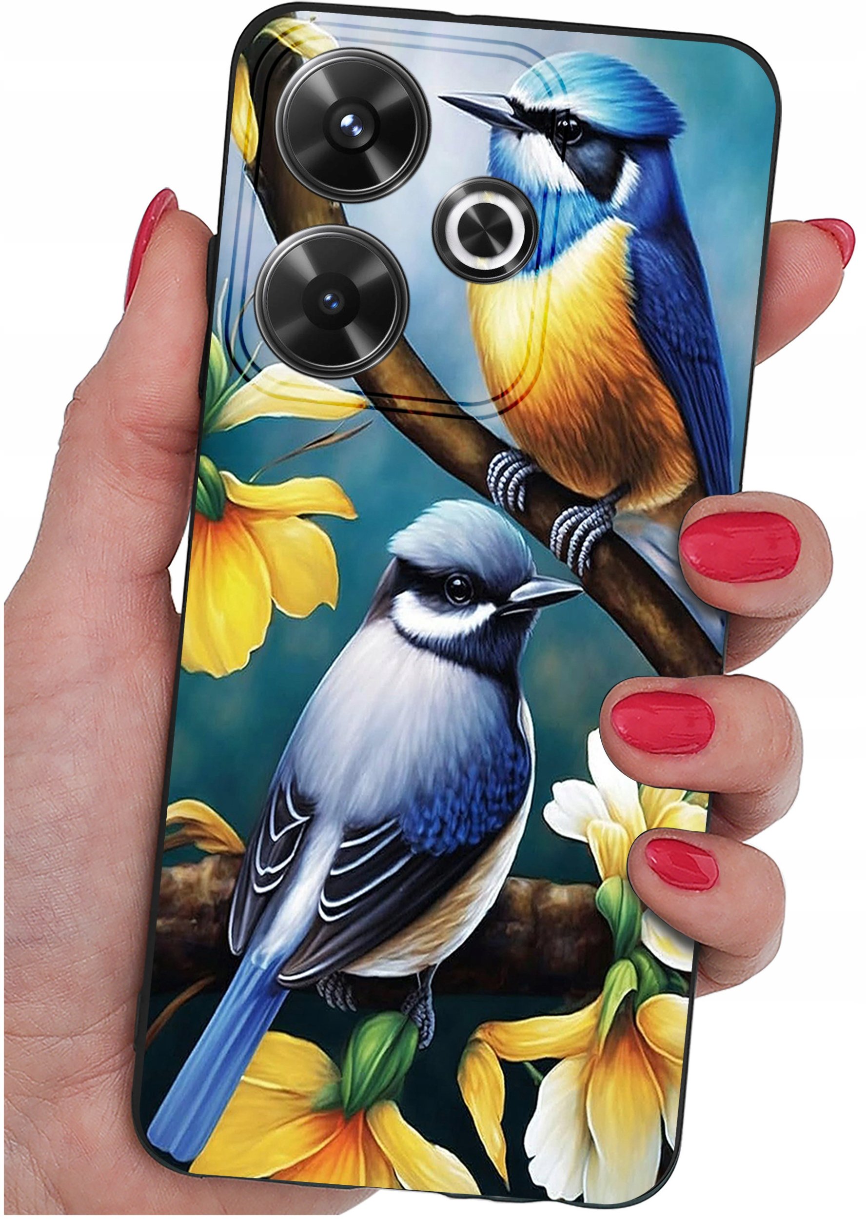 Etui do Xiaomi Redmi 13 4G WZORY |SILIKONOWE MATT CASE + SZKŁO 9H