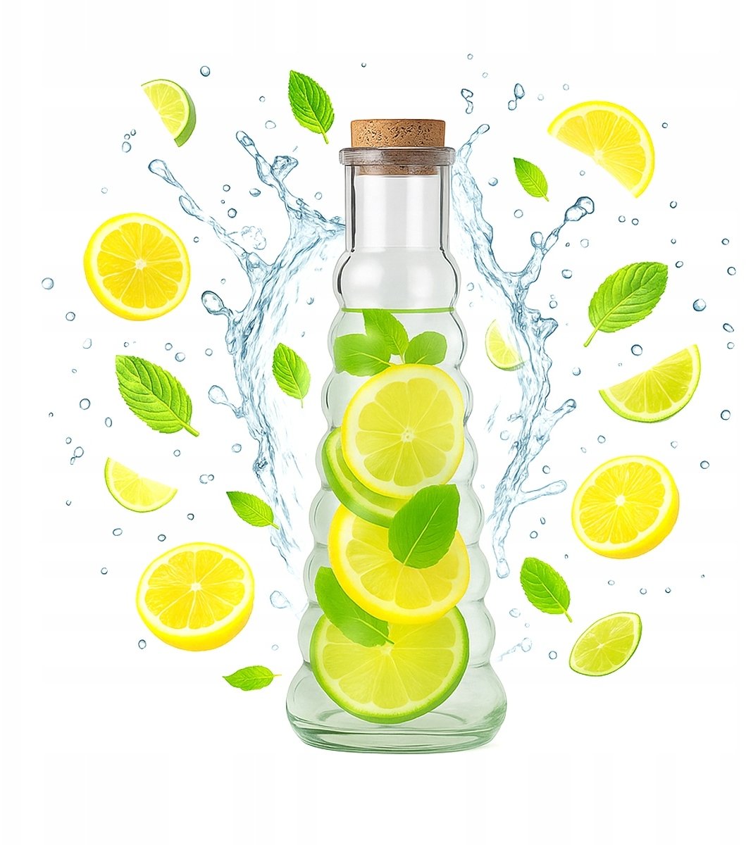 Butelka Szklana VERONA 380ml Karafka Na Wodę Sok Alkohol Nalewki Oliwa Wino