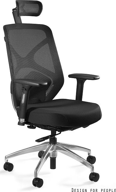 Krzesło biurowe Unique Hero Czarne