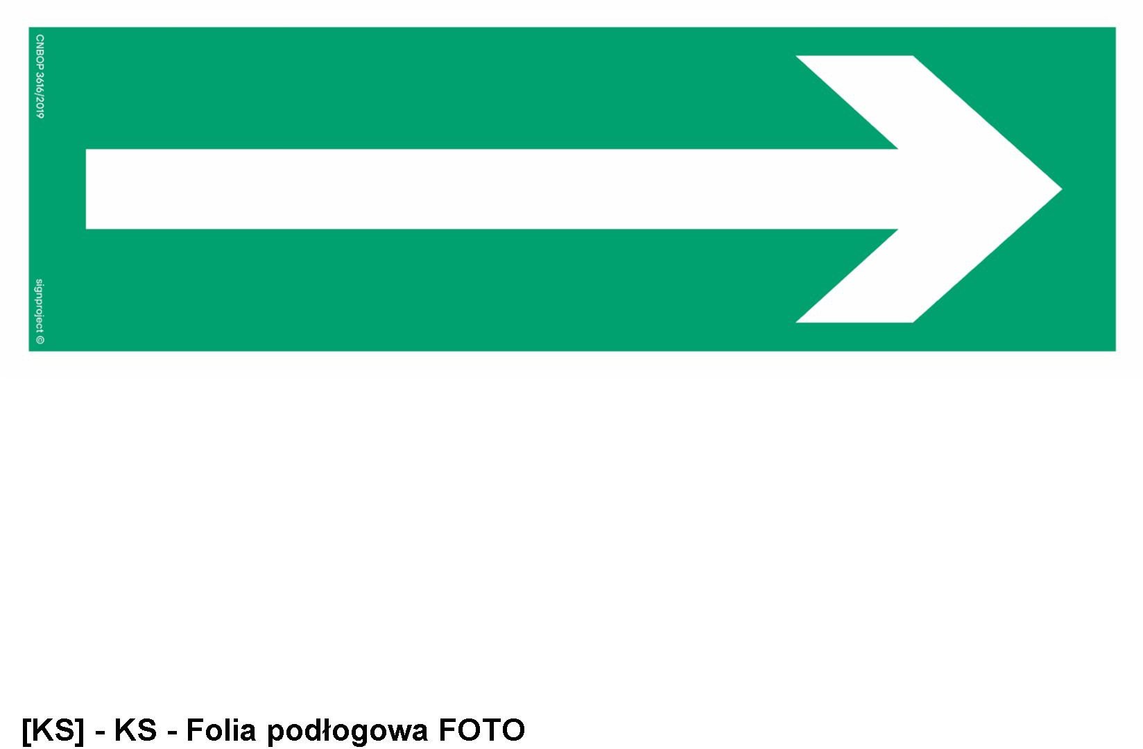 AA008 - Kierunek drogi ewakuacyjnej 300x150