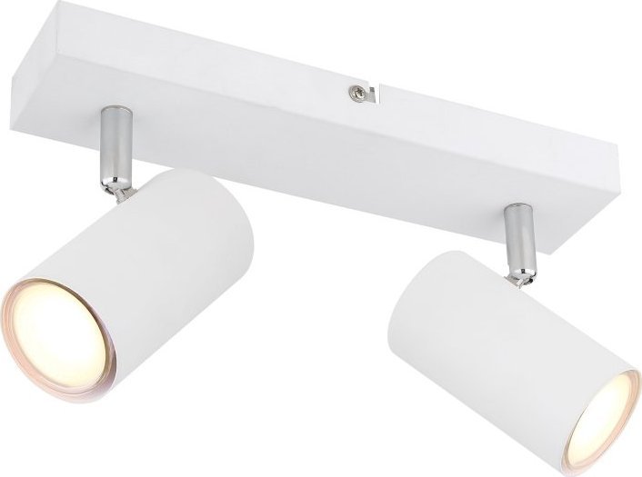 Lampa sufitowa Globo Lampa sufitowa 2-punktowa Robby 57911-2W reflektorki białe