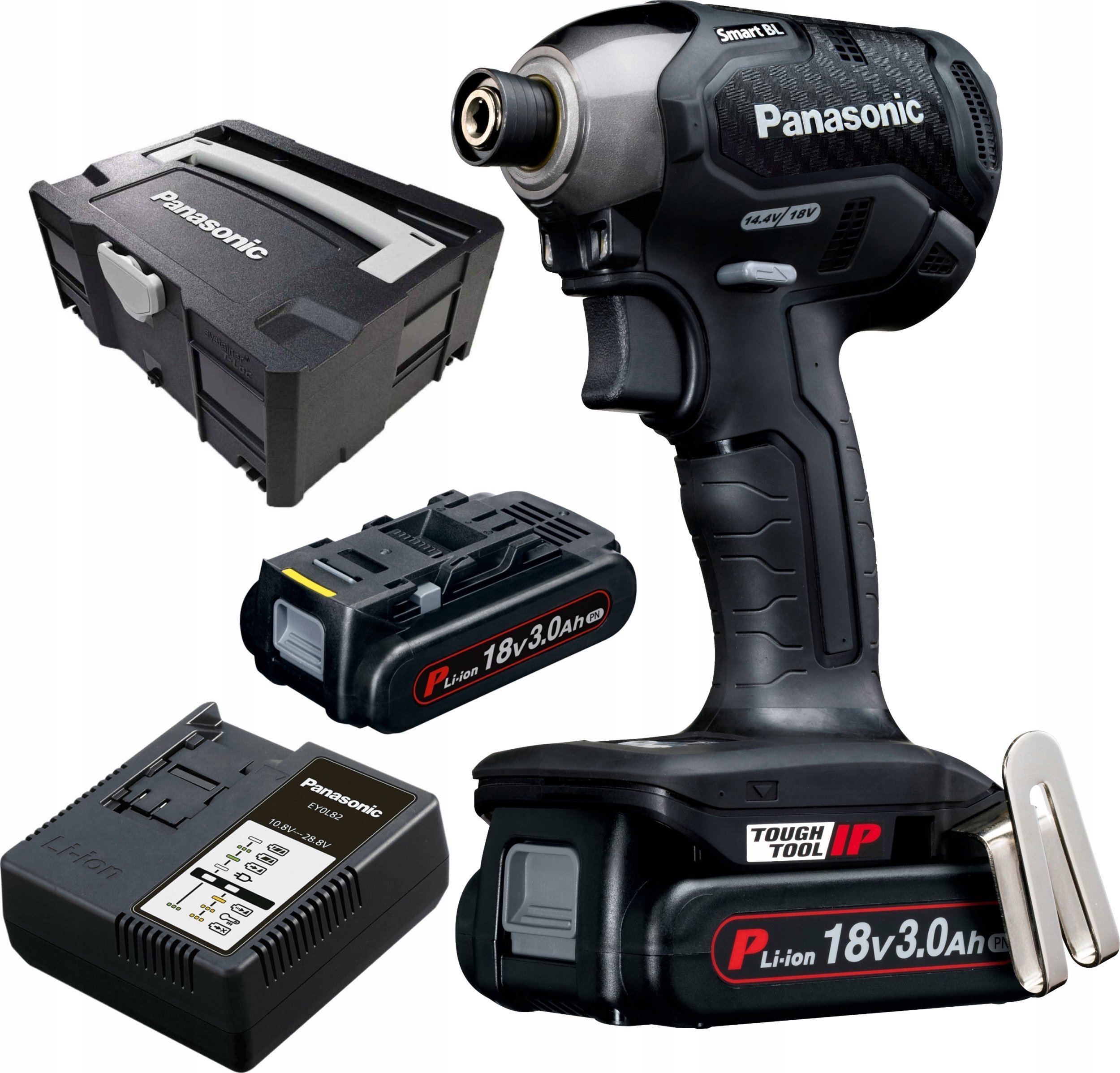 Panasonic Zakrętarka udarowa 18V Panasonic EY76A1+ Systainer + 2x 3.0Ah + ładowarka