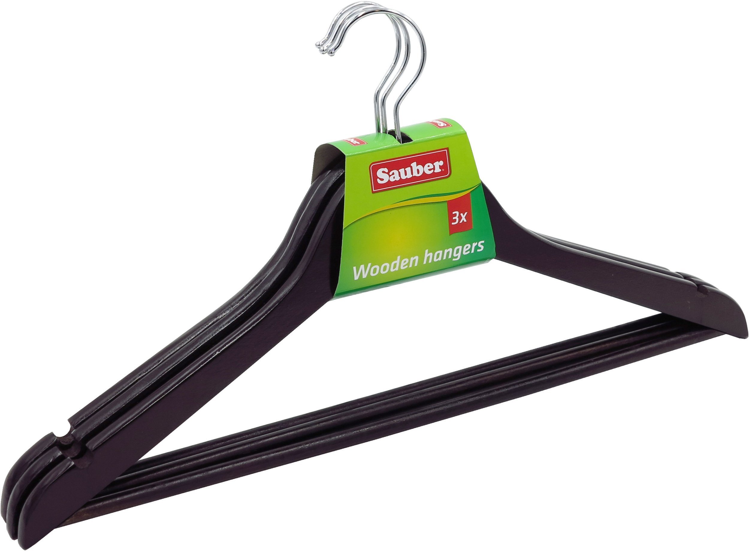 SAUBER Drebju pakaramie 3gab koka tumsi 24850004