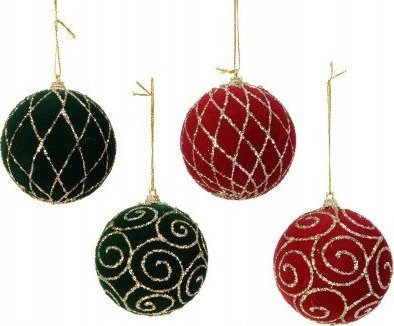 Kaemingk Bombka choinkowa dekoracyjna mix 8 cm