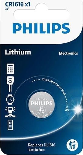 Philips PHILIPS BATERIA LITOWA CR1616 DL1616 3V DO PILOTA