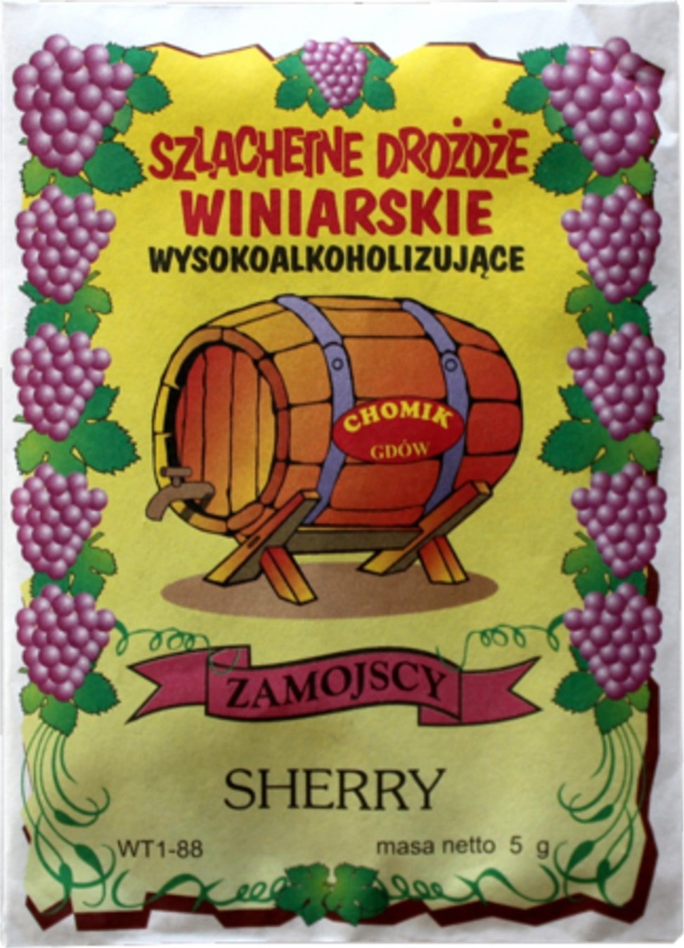 KADAX Drożdże Sherry Fermentacja Do Białego Wina