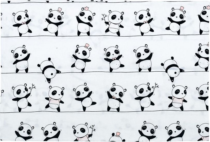 Pulp Poszewka Bawełniana na poduszkę Pandy