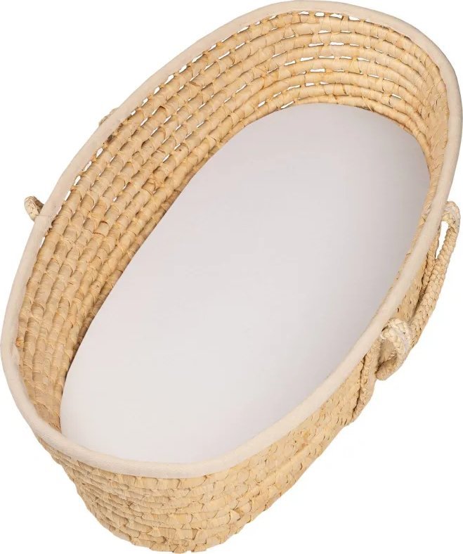 Infantilo Prześcieradło do wózka 80x38 Jersey biały Infantilo