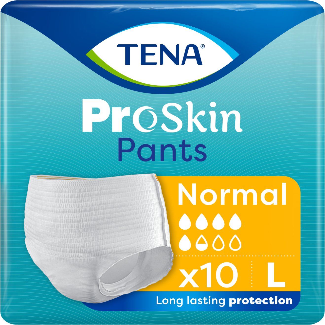Tena Pants ProSkin Majtki chłonne normal L, 10 sztuk
