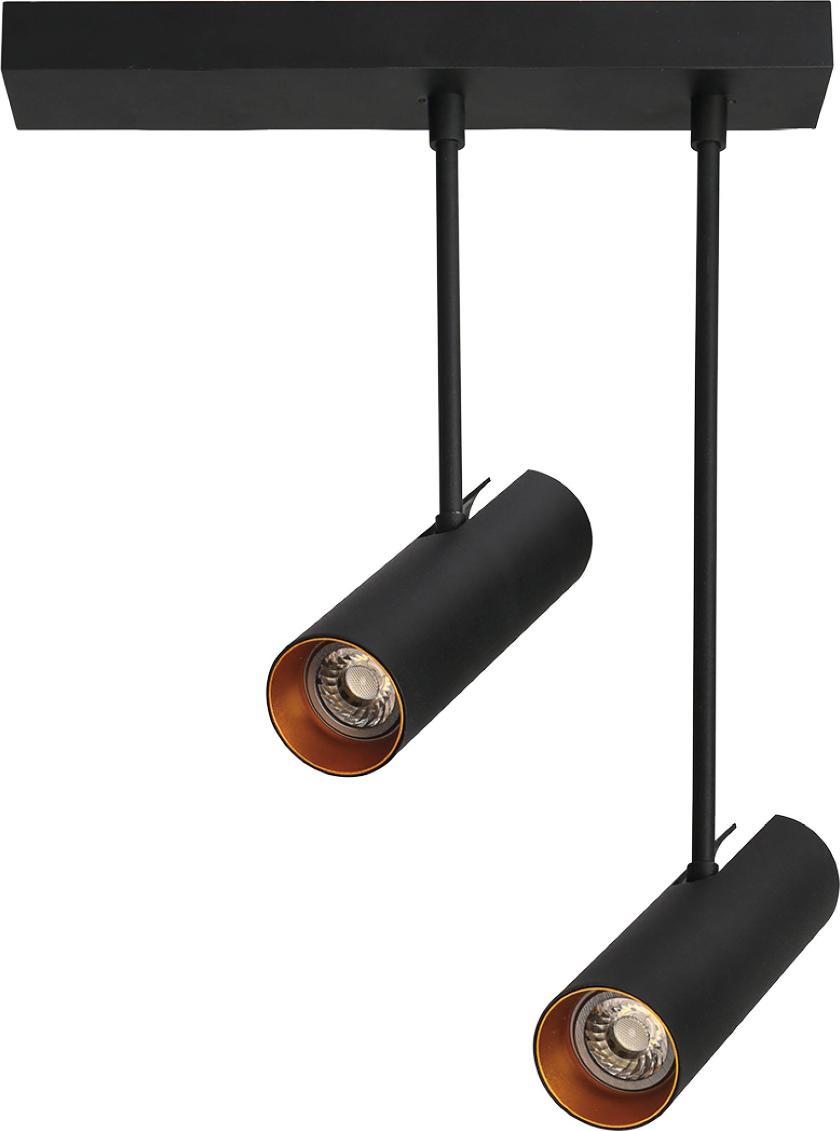 Lampa sufitowa Azzardo Spot czarny AZzardo Lens 2 AZ3521