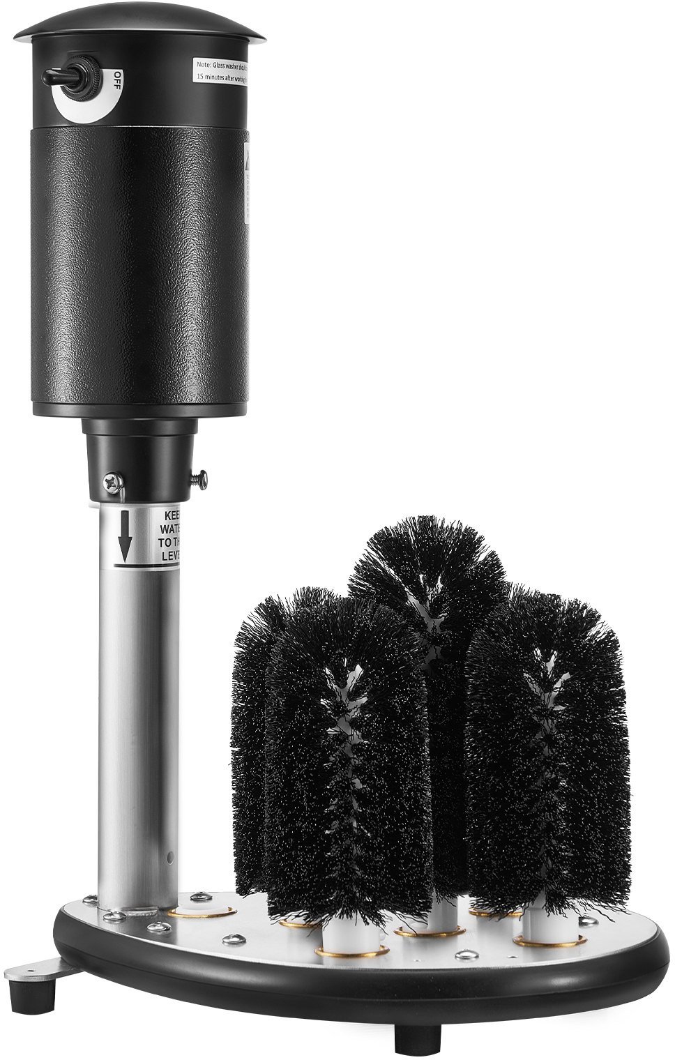 Elektryczna myjka do szkła z 5 szczotkami 1200 kubków/h