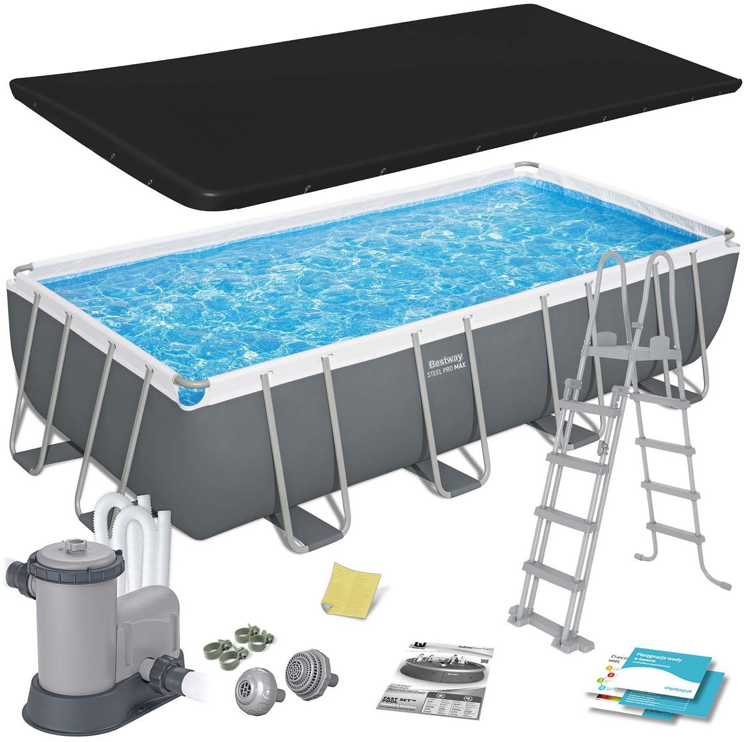 Bestway Basen Stelażowy 18FT 549x274x122 cm SteelPRO