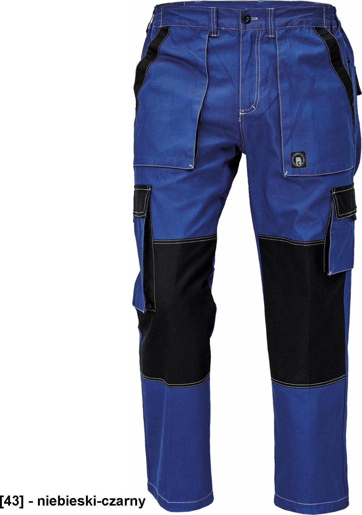 CERVA MAX SUMMER - spodnie - niebieski-czarny 56