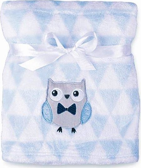 Multitex Kocyk 75 x 100 Mikrofibra z Haftem Ricco RI2A