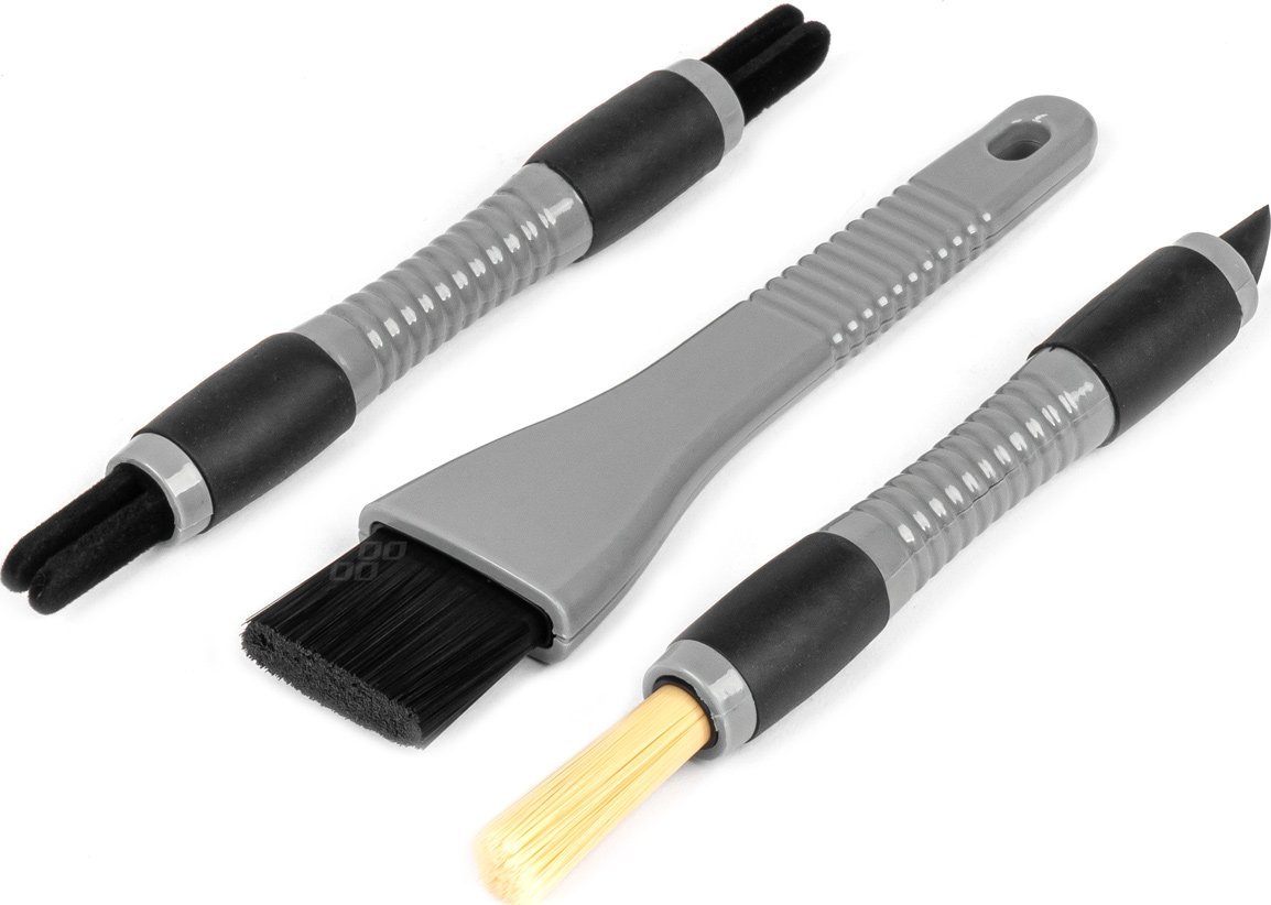 AMiO Zestaw do kosmetyki samochodowej auto detailing pędzelki 3 el. amio-04033