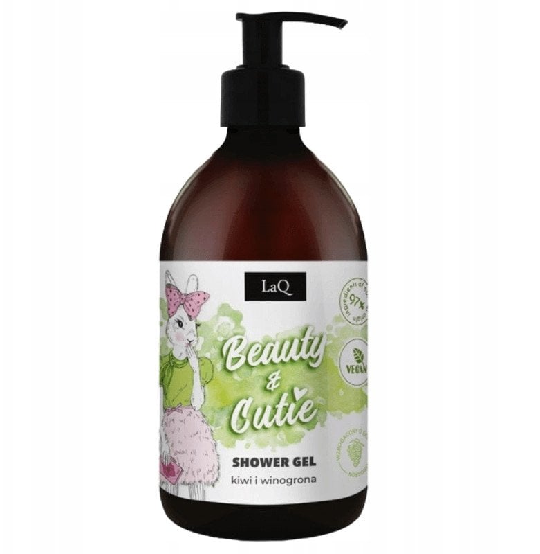 LaQ KIWI I WINOGRONA żel pod prysznic, 500 ml