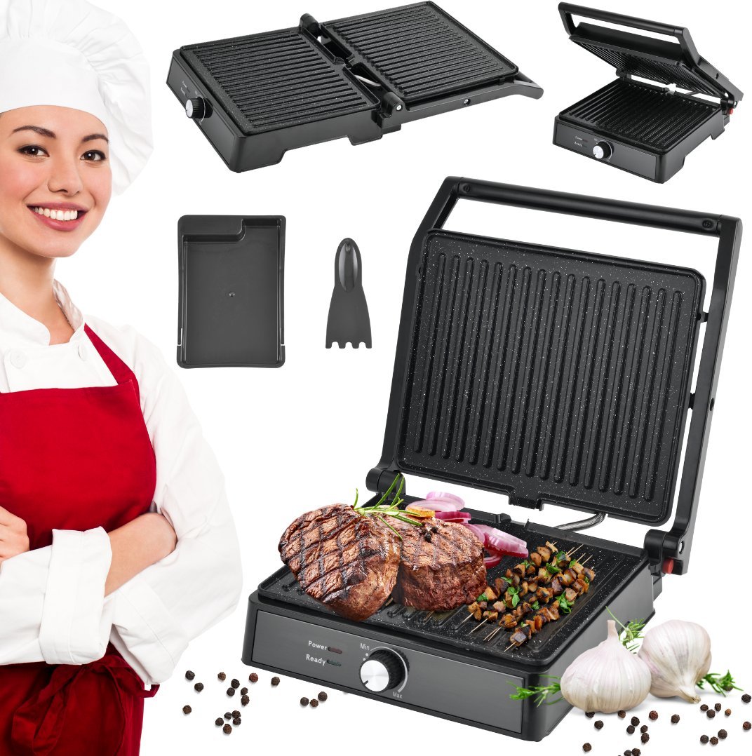 Grill elektryczny LOVIO LVEG001BK czarny