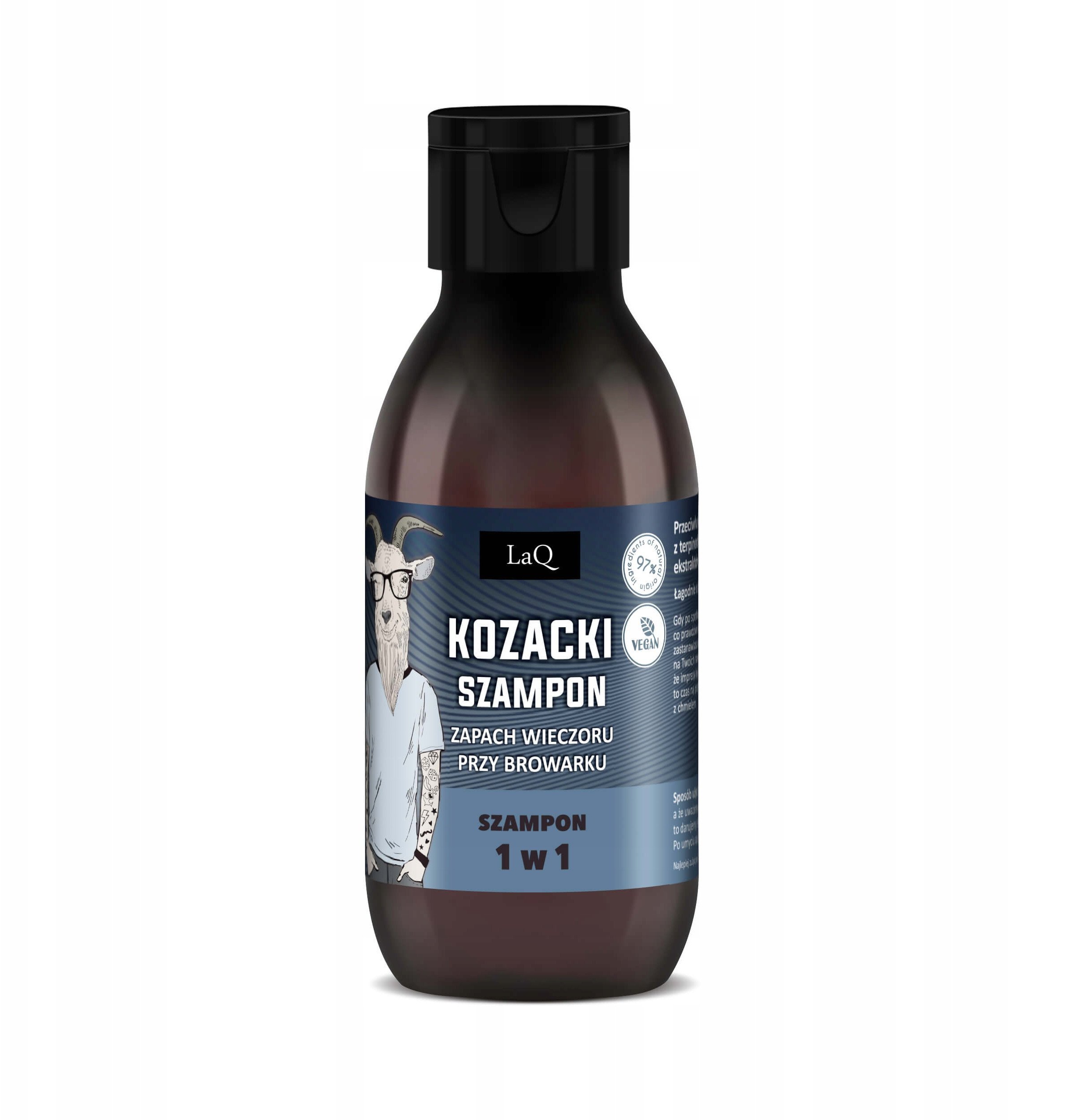 LAQ_Mini Kozacki Szampon przeciwłupieżowy szampon do włosów 1w1 100ml