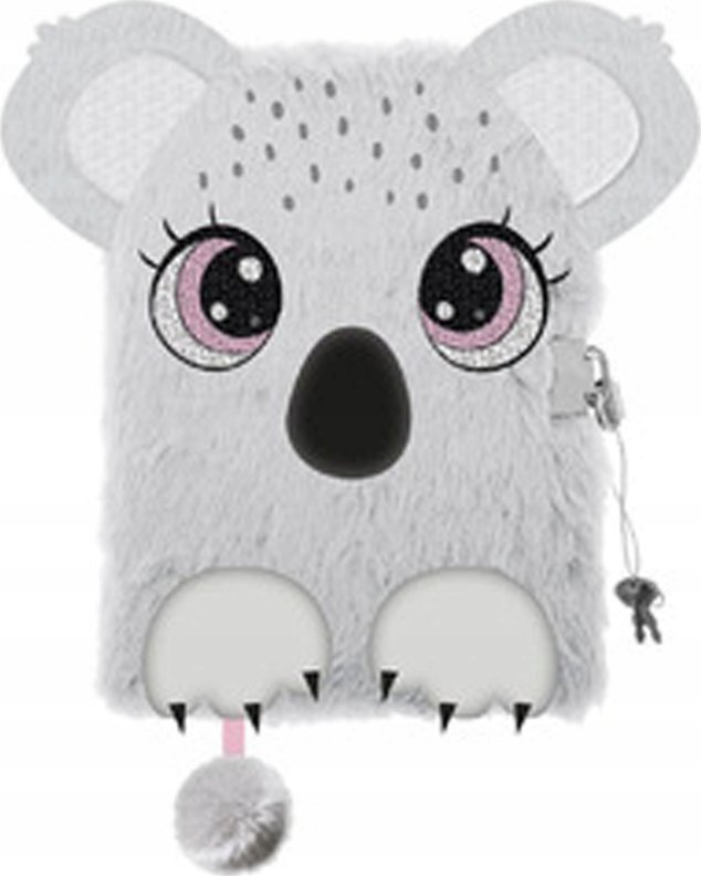 MAJEWSKI Pamiętnik z kłódką włochacz koala A5 96 kartek