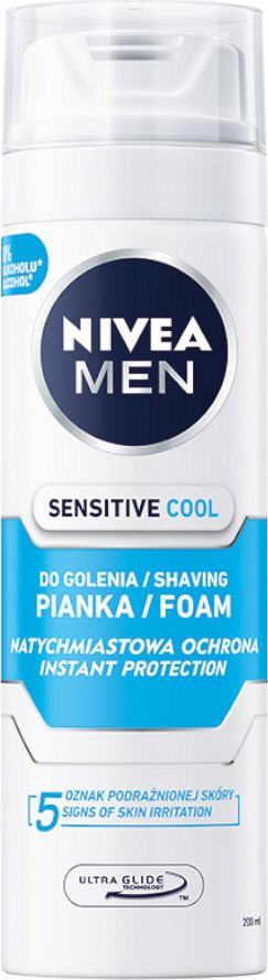 Nivea MEN Pianka do golenia SENSITIVE COOL 200 ml