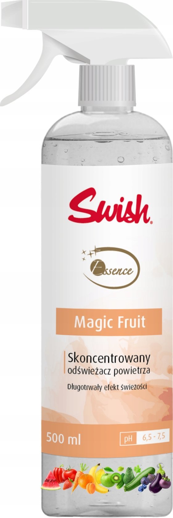 Swish Swish Essence Magic Fruiit - Wysoce skoncentrowany odświeżacz powietrza, Magiczny Owoc - 500 ml
