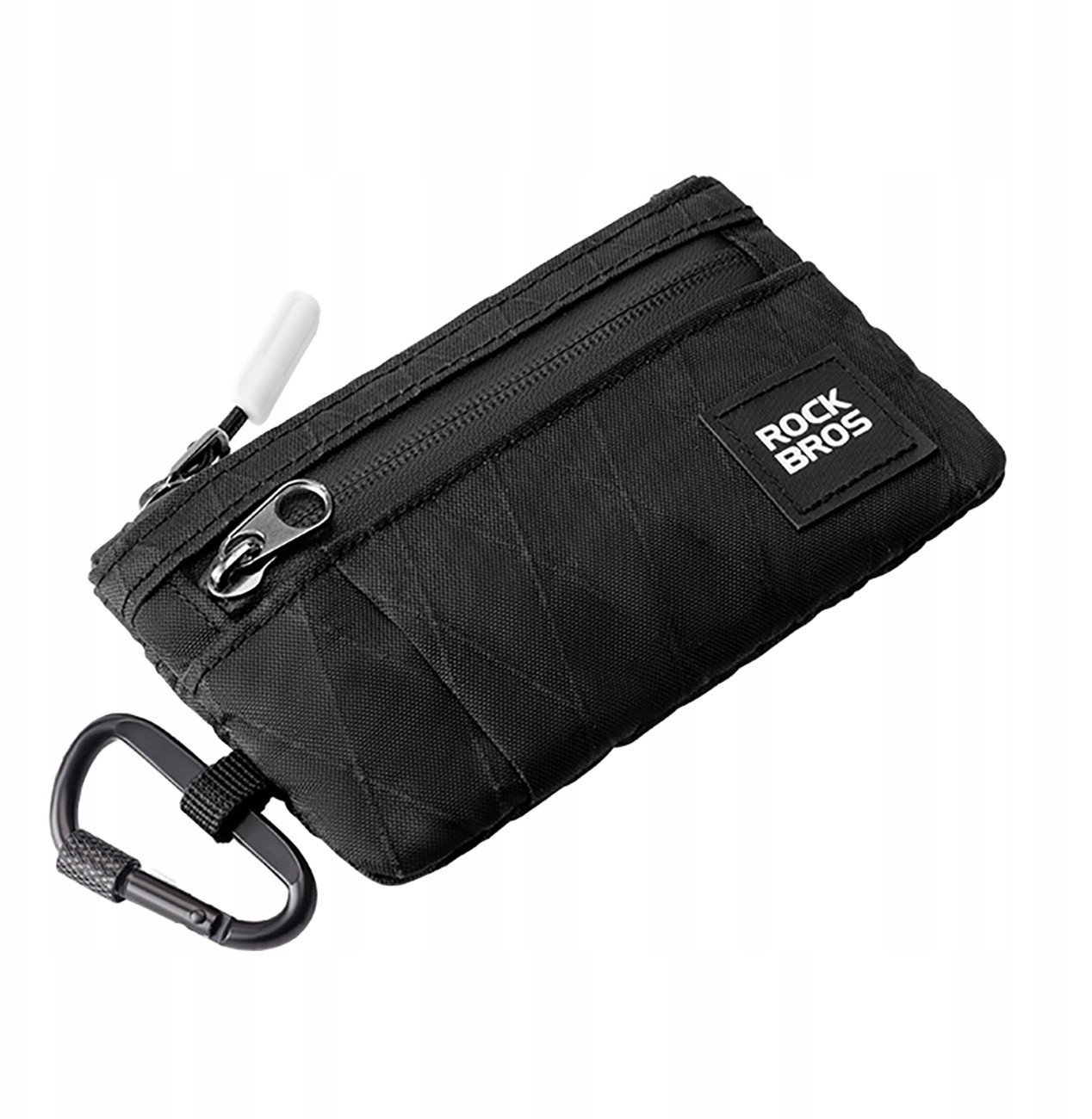 Portfel Rockbros turystyczny z karabińczykiem - czarny