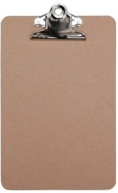 MAUL A5 Klemmbrett MAULclassic Hartfaser Klemmer kurze Seite