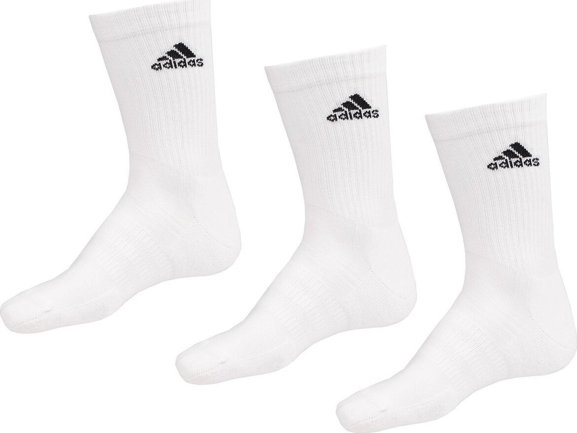 Skarpety adidas Cushioned Crew Socks 3P białe HT3446 34-36